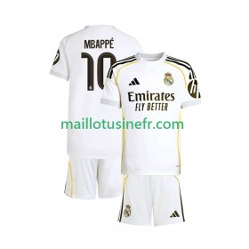 Maillot de Foot Real Madrid Kylian Mbappé 10 Domicile 2025-26 - Enfant